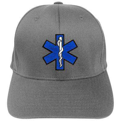 EMS Star of Life & Flexfit Hat Firefighter Accessories - Clothing