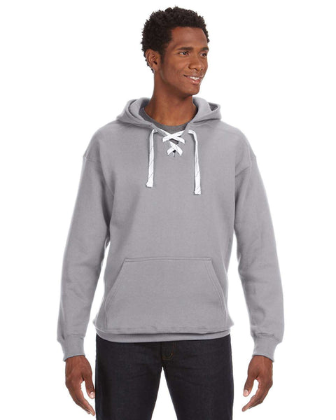 heavy weight hockey lace hoodie