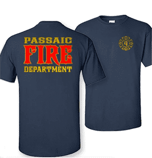 Traditional Fire Department Design, Firefighter T-Shirt