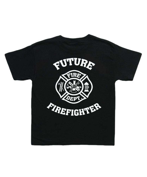 Future Boston Firefighter Navy Blue Children's Tee Shirt