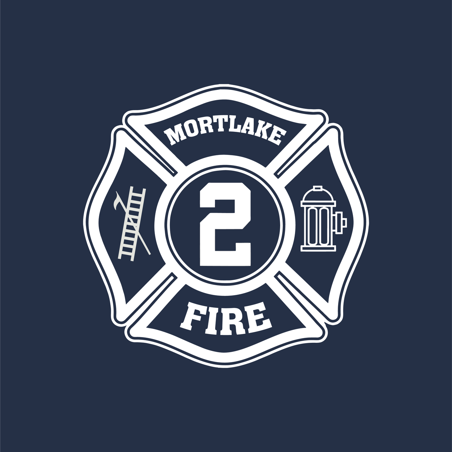 Block Out Flag Design, Firefighter T-Shirt