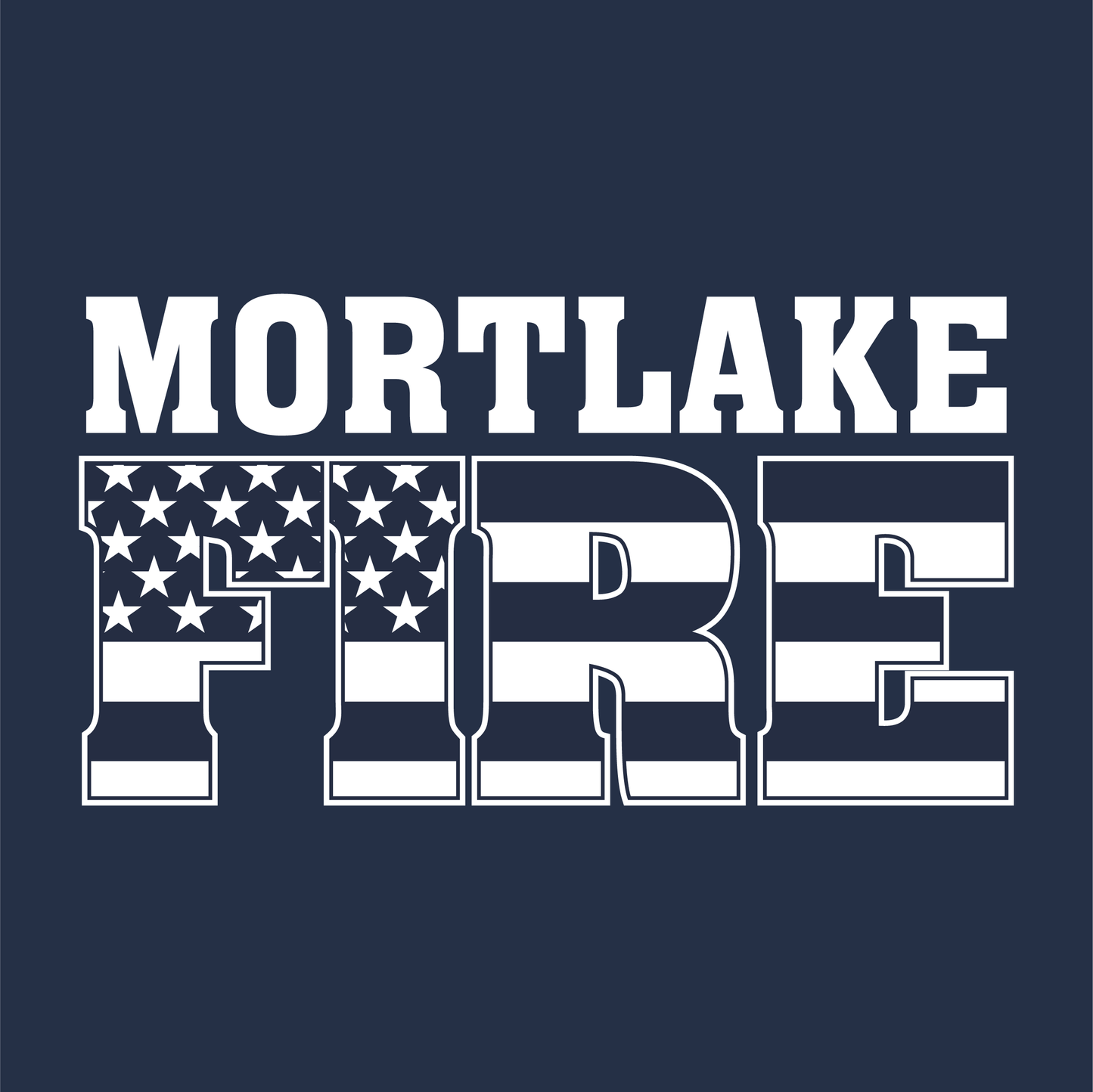 Block Out Flag Design, Firefighter T-Shirt