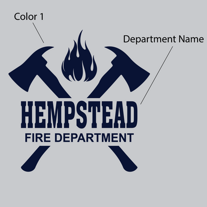 Fire Axe Design, Firefighter T-Shirt