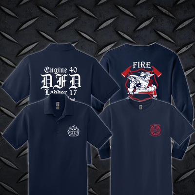 26) Flemington Fire Dept. - Truck Short Sleeve Wicking T-Shirt Product  Details // Flemington Fire Department // SP Custom Gear