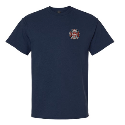 Medieval Maltese Design, Firefighter T-Shirt