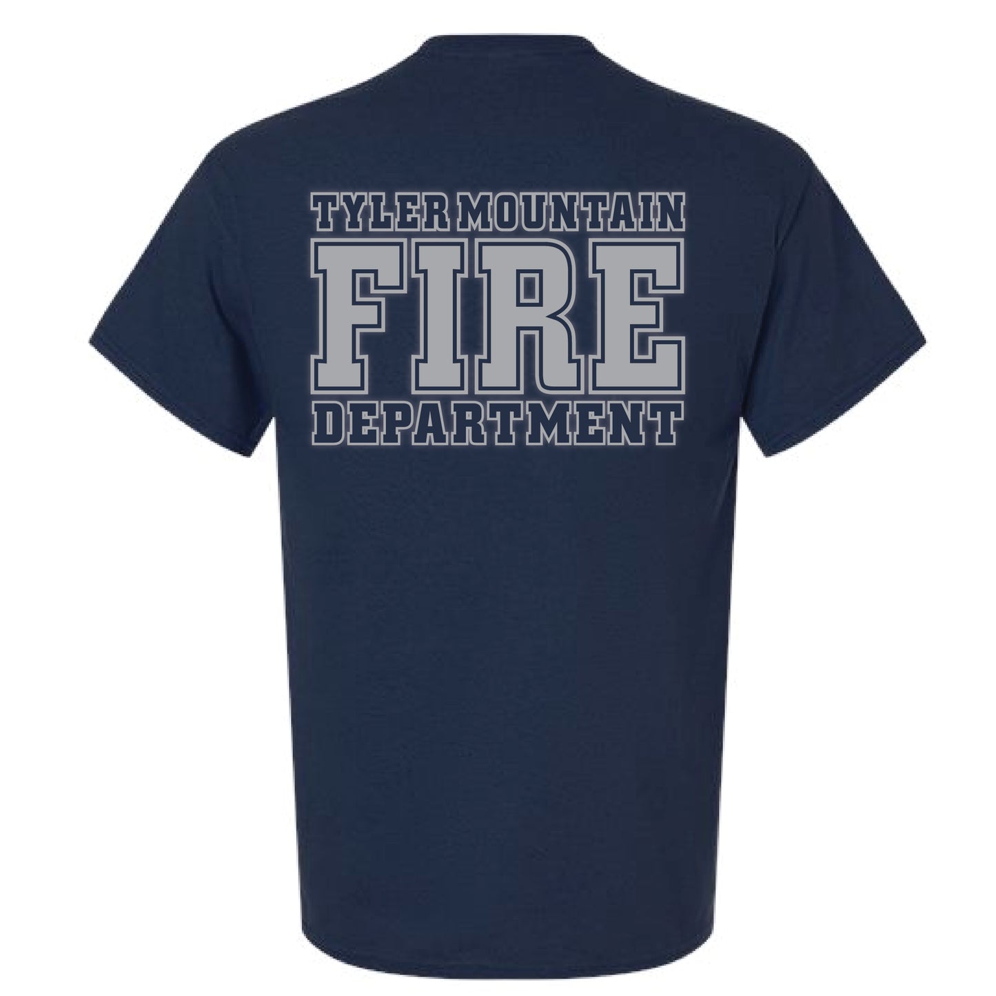 Reflective Maltese Cross Block Design, Firefighter T-Shirt