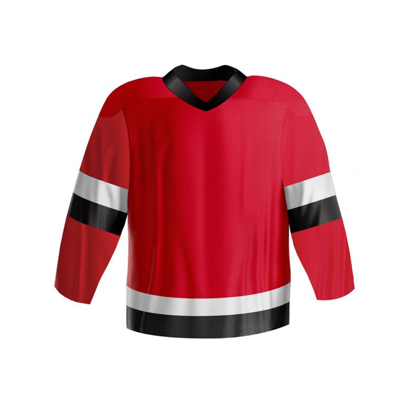 FDNY Maltese Cross Black Hockey Jersey (Adult Goalie 3XL) 
