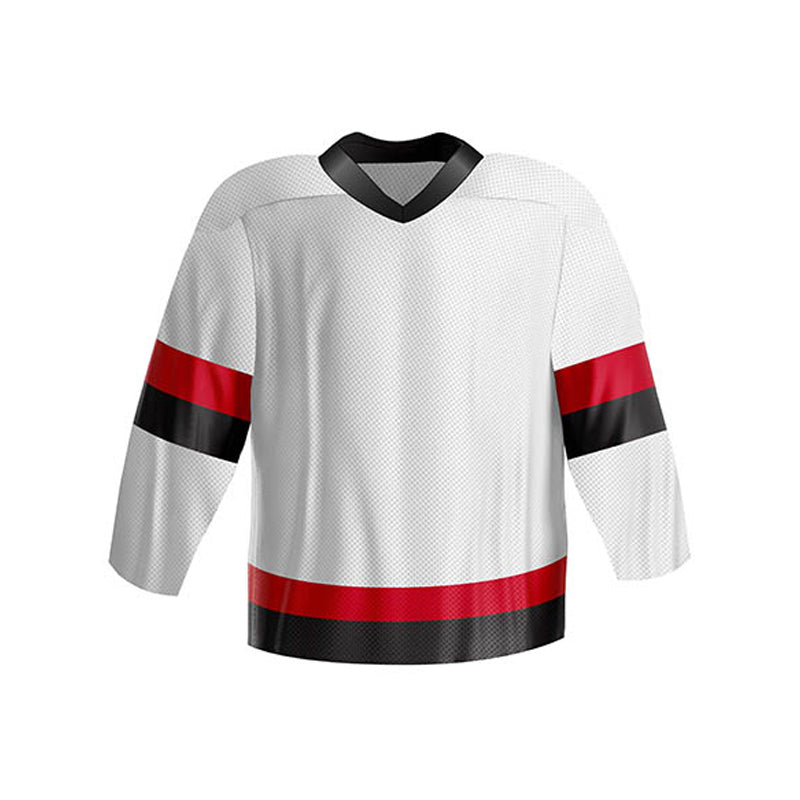 Green Red White Custom Blank Hockey Jerseys Wholesale | YoungSpeeds