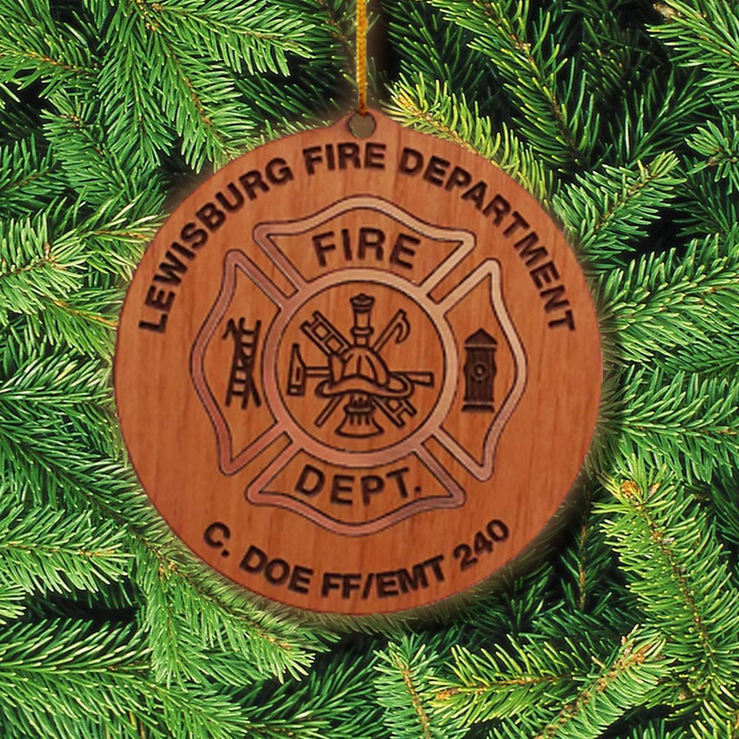 Customization Custom Maltese Ornament - LZRFire Department Clothing